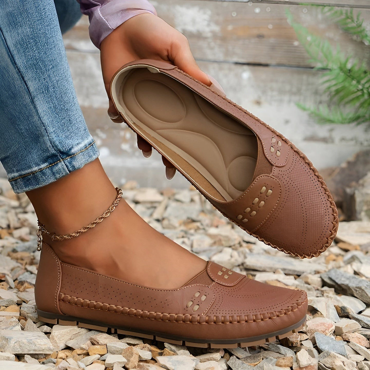 Gerda™ | Ortopediska Platta Skor