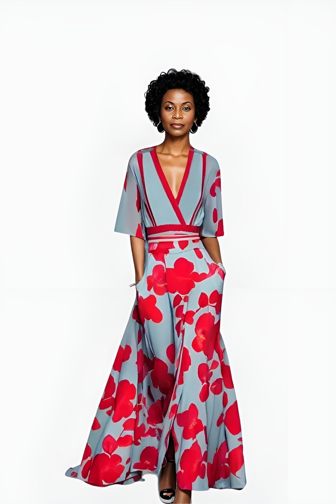 Elvira™ | Klänning med Blommor