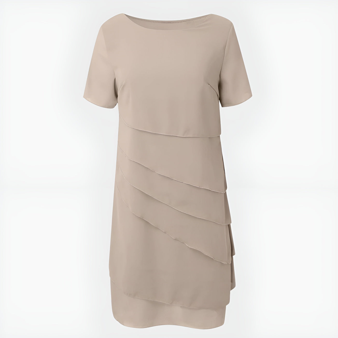 Amélie™ | Plisserad Chiffonklänning