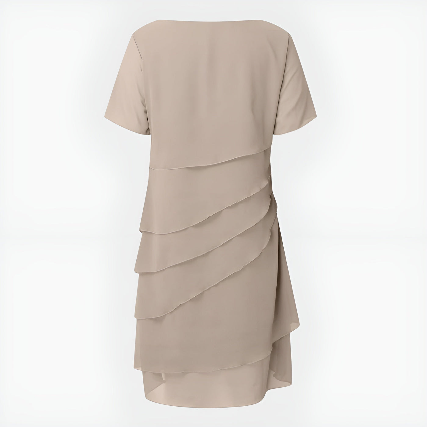 Amélie™ | Plisserad Chiffonklänning