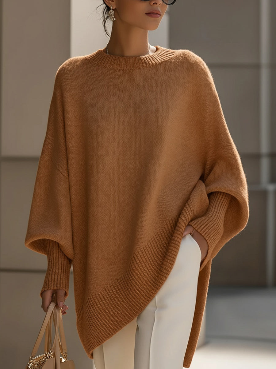 Klara – Oversized Poncho med Effortless Elegans