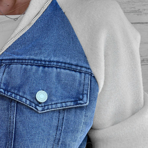 Felicia™ | Unik denimjacka med vintage twist