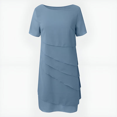 Amélie™ | Plisserad Chiffonklänning