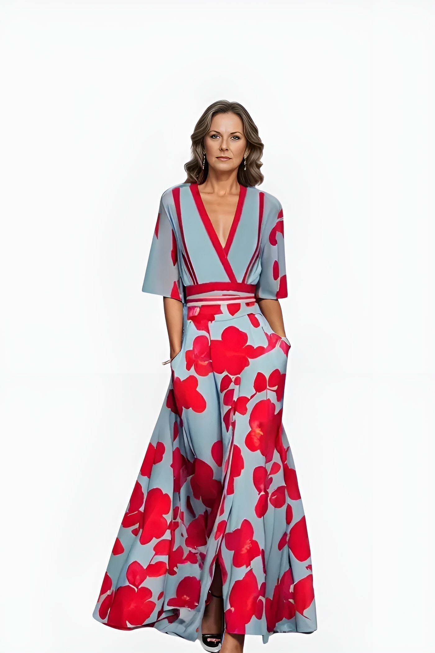 Elvira™ | Klänning med Blommor