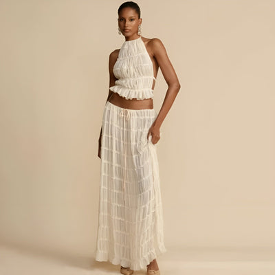 Sally™ | Snygg Tvådelad Strandklänning