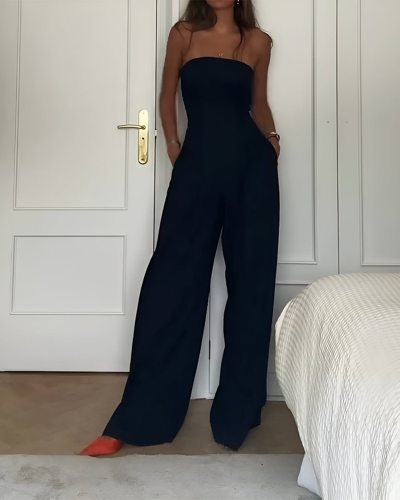 Bibi™ | Axelbandslös Jumpsuit