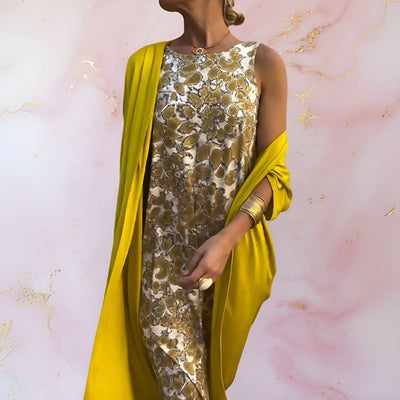 Viola™ | Elegant Klänning med Kofta