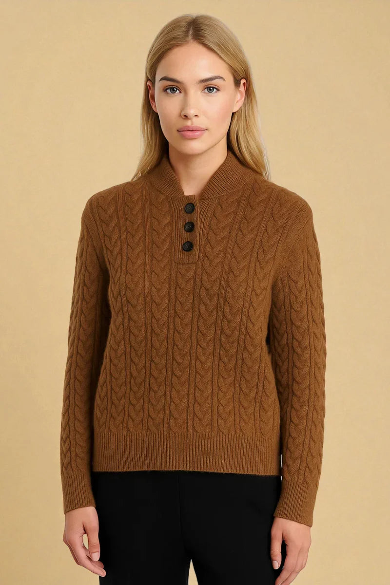 Ysella | Flätstickad kofta