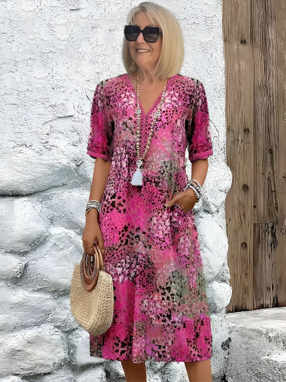 Sanne™ | Livlig Klänning