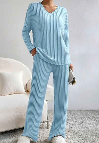 Romy™ | Tvådelad Stickad Set