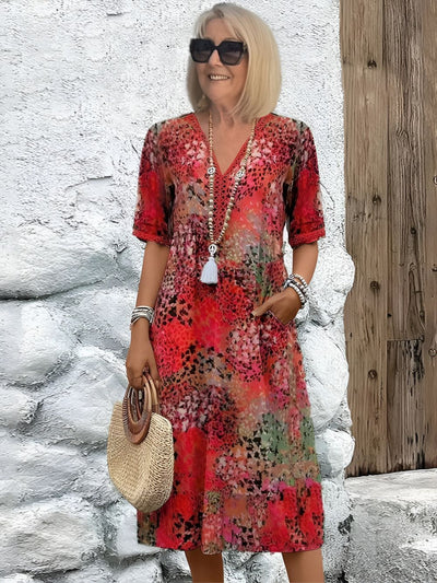 Sanne™ | Livlig Klänning