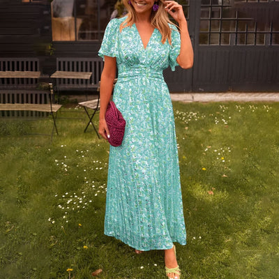 Linnea™ | Klänning med V-ringning