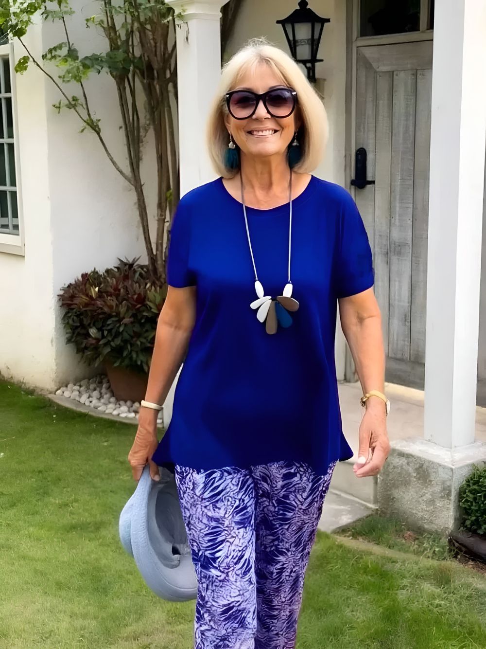 Elna™ | Casual Tvådelat Blommigt Set