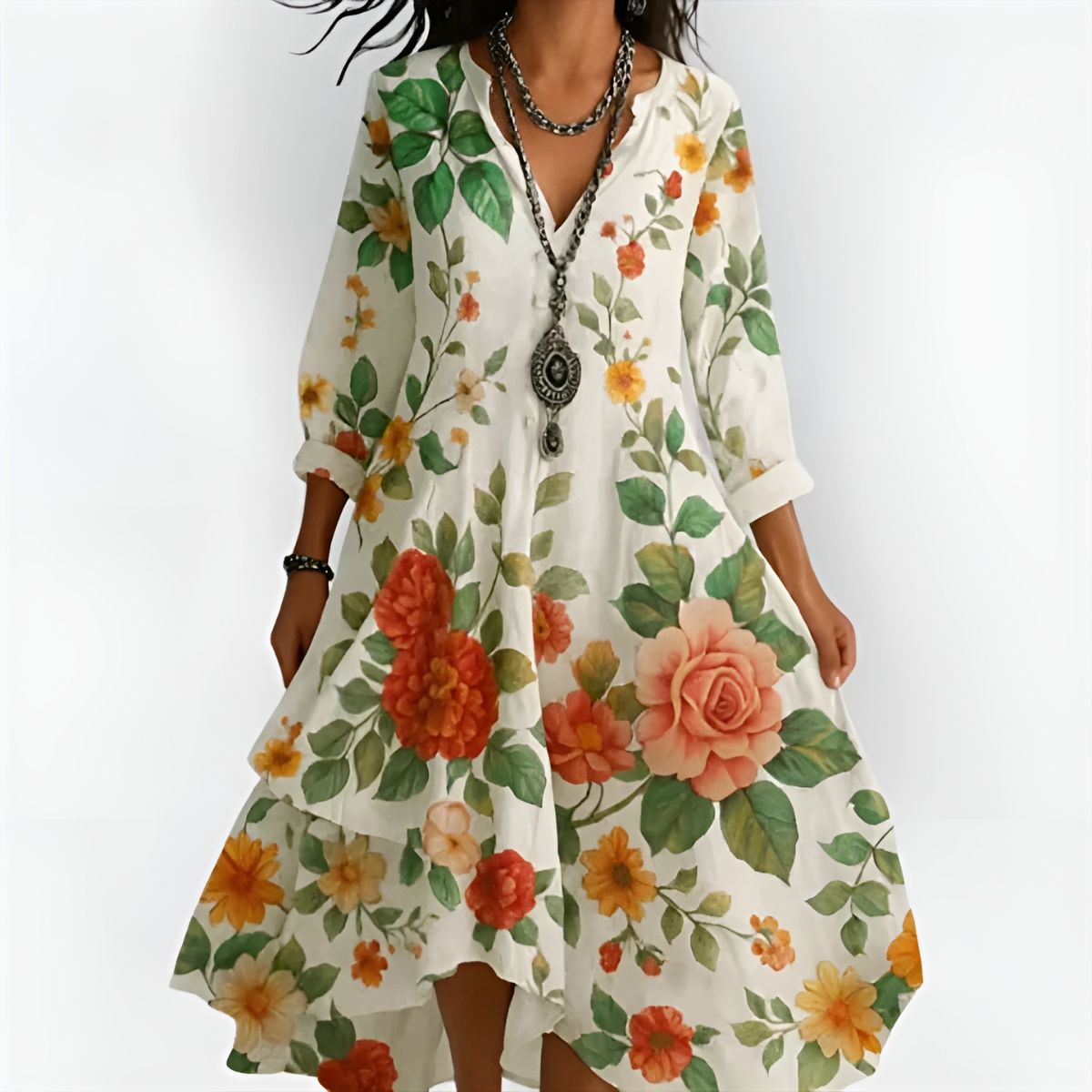 Malvina™ | Vintage Boho Klänning