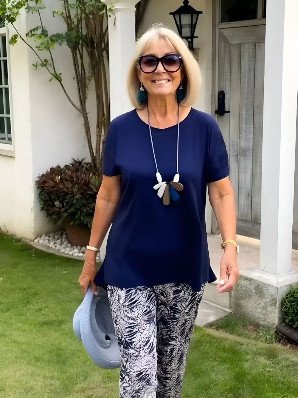 Elna™ | Casual Tvådelat Blommigt Set