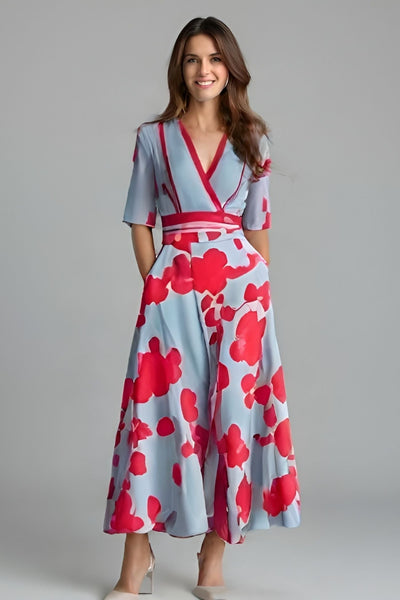 Elvira™ | Klänning med Blommor