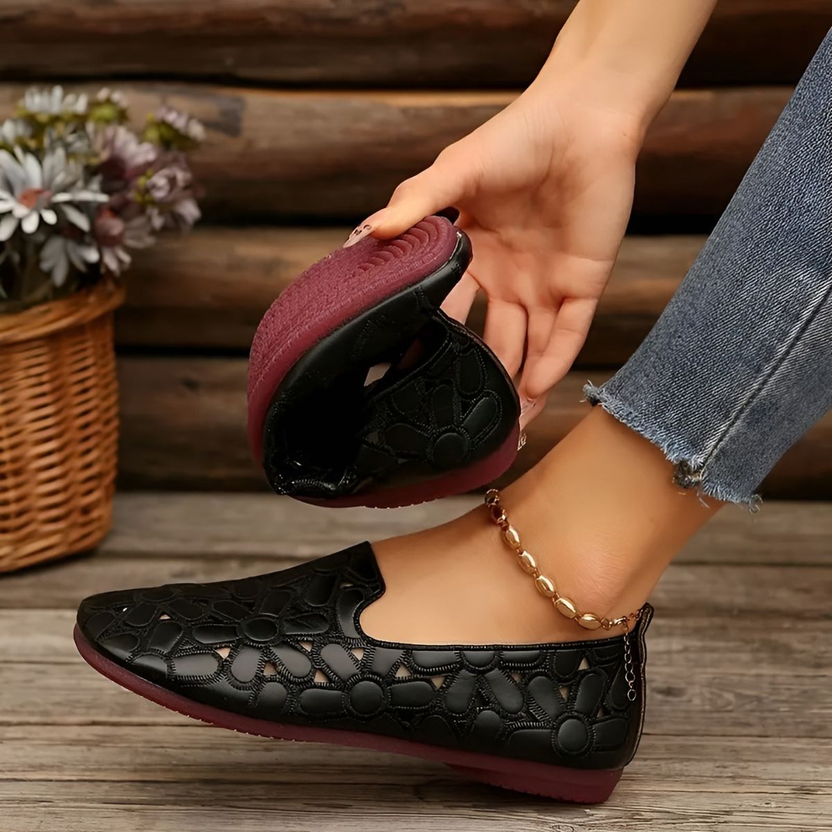 Vilhelmina™ | Andningsaktiva Platta Skor