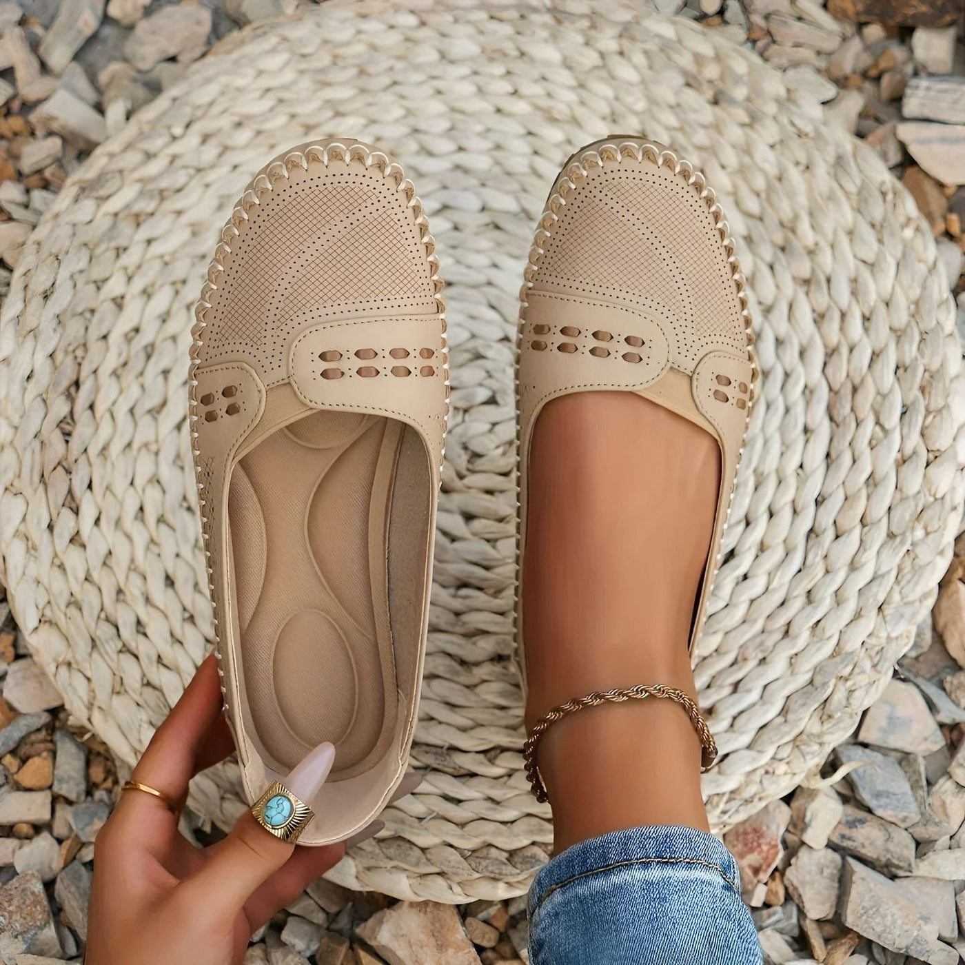 Gerda™ | Ortopediska Platta Skor