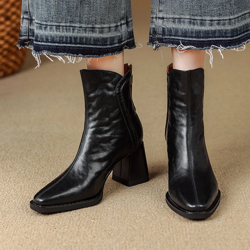 Ewa™ | Eleganta stövletter med komfort och stabilitet