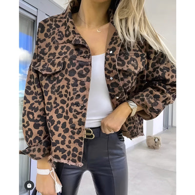 Savannah™ | Leopardprint Denimjack