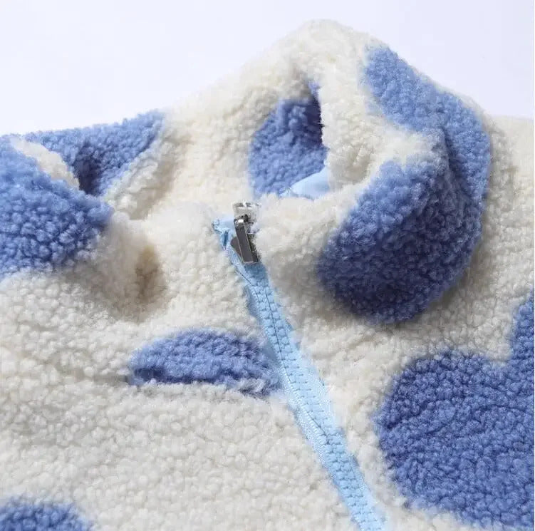 Kerstin™ | Vändbar jacka med hjärtdetaljer