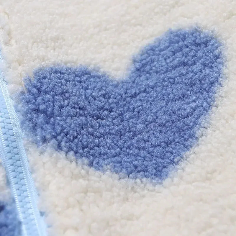 Kerstin™ | Vändbar jacka med hjärtdetaljer