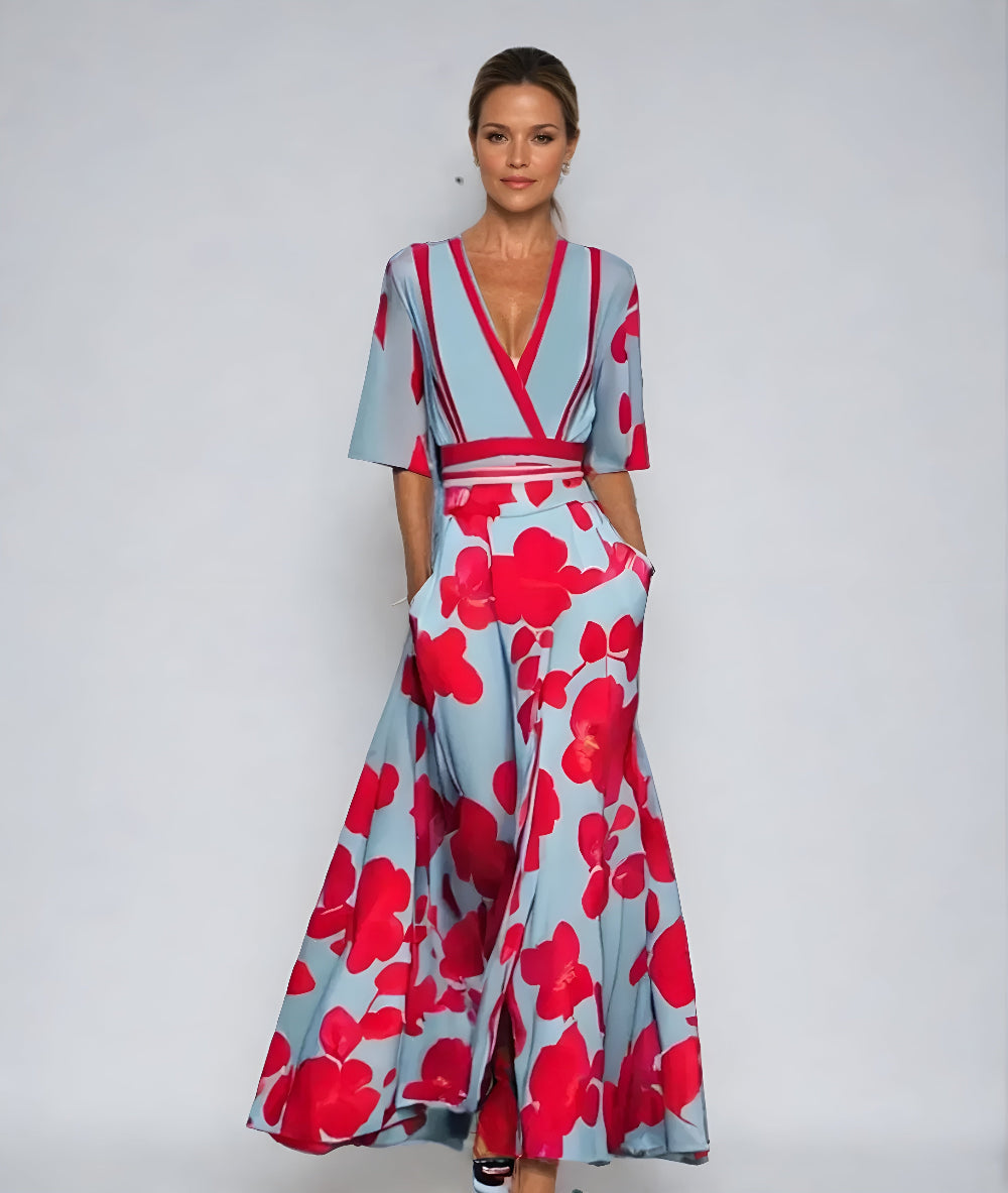 Elvira™ | Klänning med Blommor