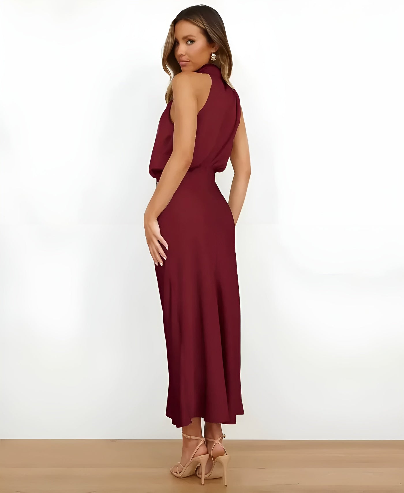 Sélène™ | Midiklänning med Hög Midja