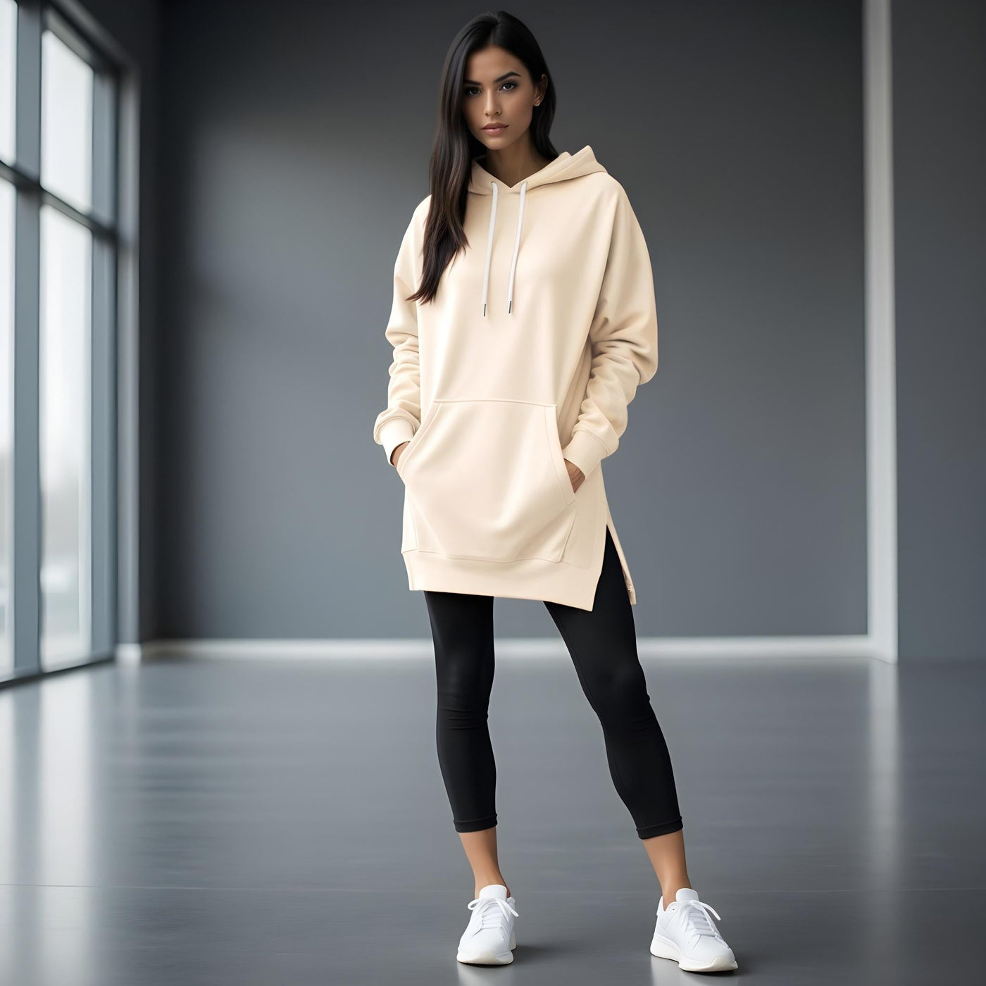 Suze™ | Oversized Hoodie Klänning