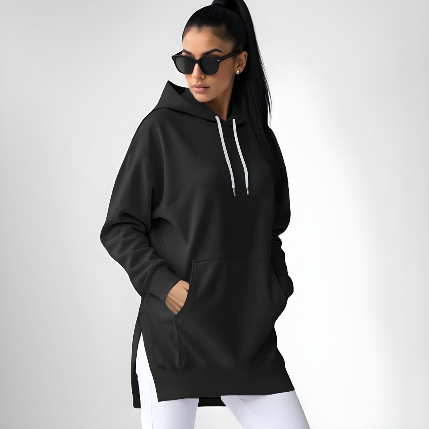 Suze™ | Oversized Hoodie Klänning