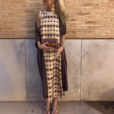 Viola™ | Elegant Klänning med Kofta