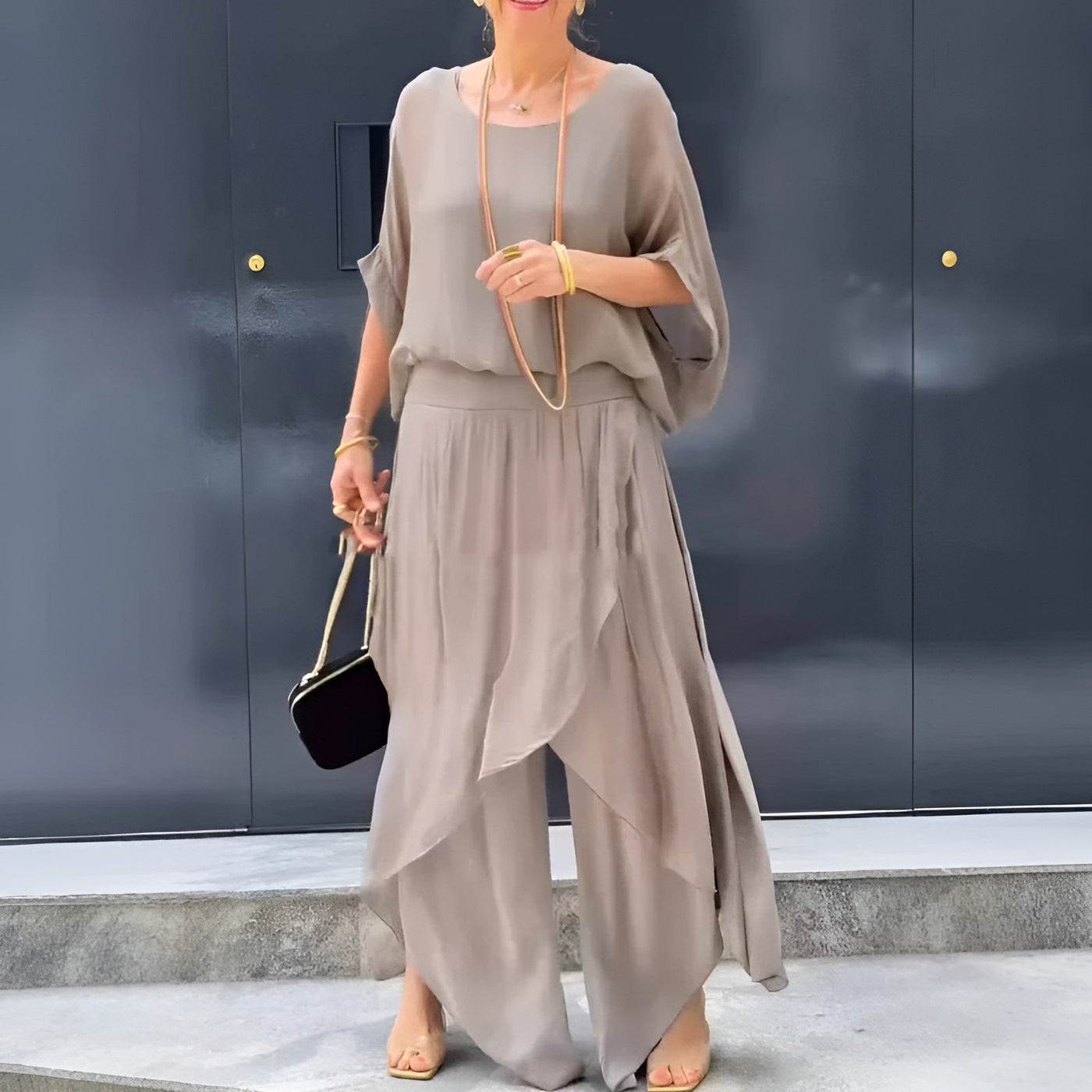 Astrid™ | Chiffongset i Två Delar